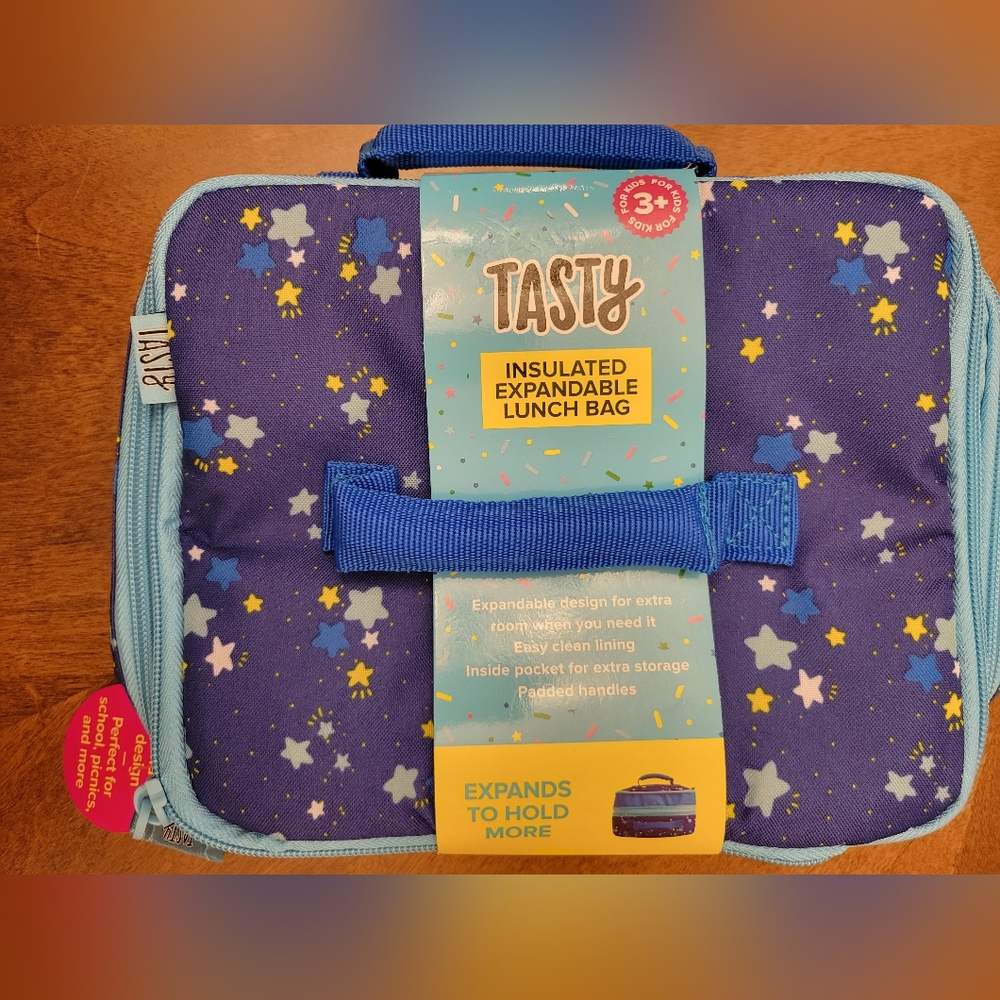 Tasty Expandable Inaulated Reusable Cloth Lunchbag